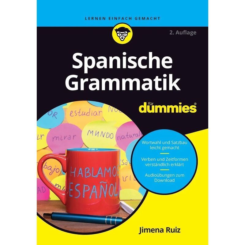 Image of Spanish Grammar For Dummies - Paperback - Jimena Ruiz - For Dummies - 384 Pages - German - 2025 - Wiley Vch Gmbh - Ean 9783527722990