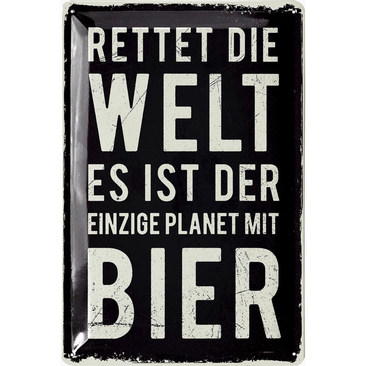 Image of Retro Tin Beer Sign - Funny Sayings Sign As A Gift For Beer Lovers, Dads, And Men For Father's Day - Bar, Pub, Party Cellar Decoration - Vintage Metal Sign With 20x30cm Classic Edition