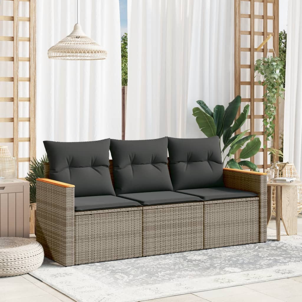 Vidaxl Garden Sofa Set, Outdoor Sofa Set, Sofa Set, Garden Lounge Set, Poly Rattan Lounge Set For Terrace