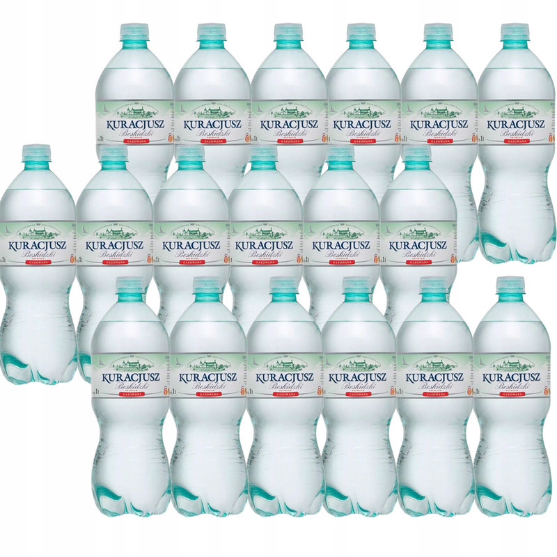 Kurdzi Beskidzki Natural Carbonated Mineral Water 1l X 18 Pieces