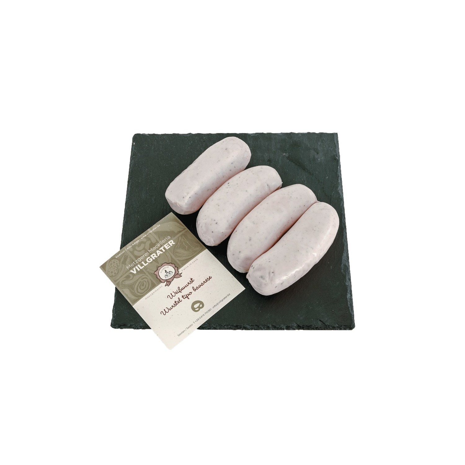 Image of Villgrater White Sausage, 4 Pieces, Approx. 280g