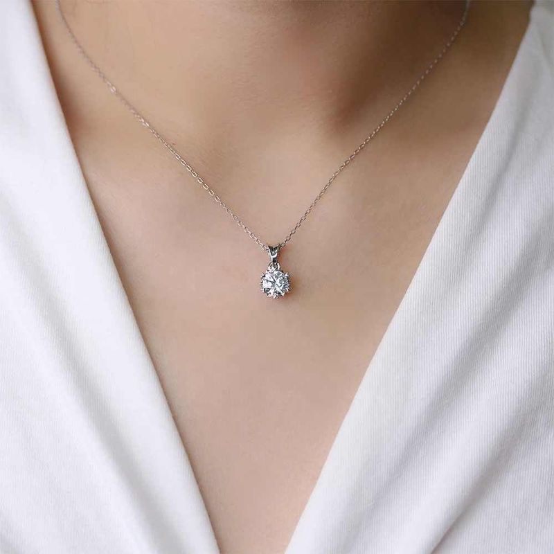 MGJ™ 1ct Moissanite Heart Pendant Necklace — Ready-to-Gift