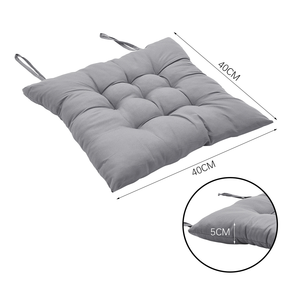6pcs Grey Multi-Functional Cushion Seat Cushions, 40x40x5cm
