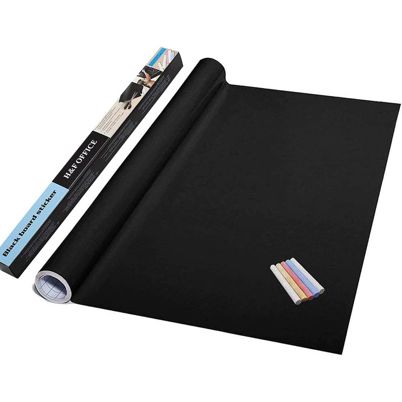 E-shop Selbstklebender Tafelaufkleber 45x200cm mit 5 Kreiden