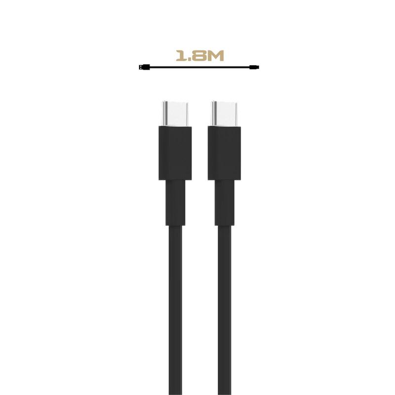 Image of Usb-c To Usb-c Fast Charging Cable, Black, New
