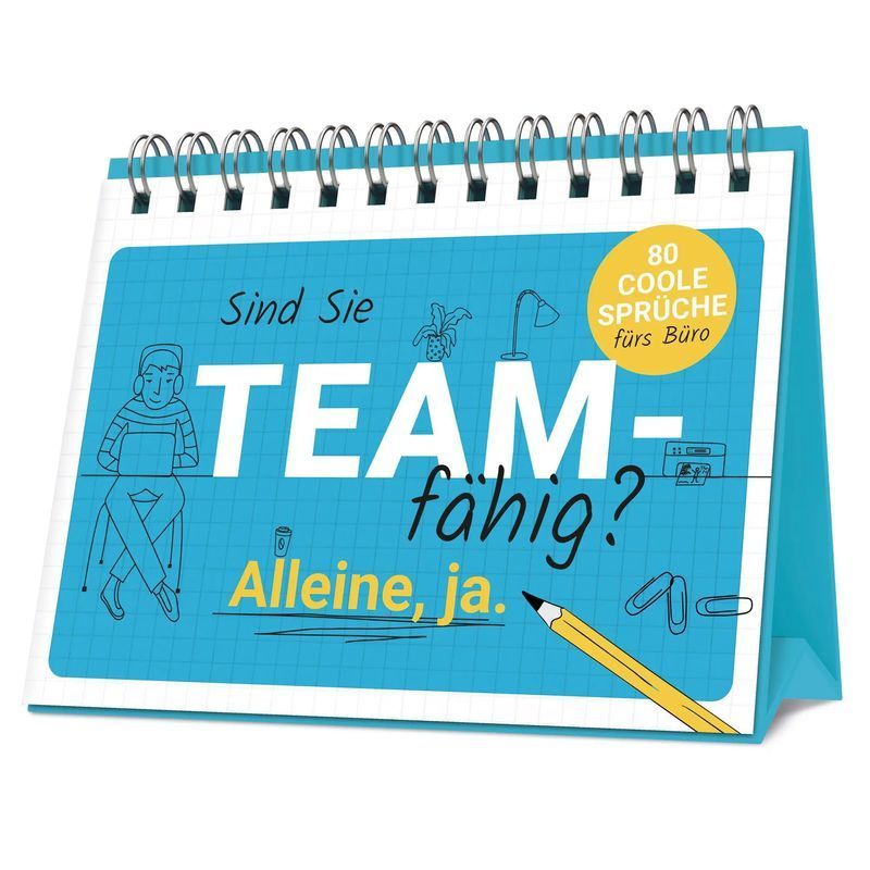 Are You A Team Player? - Book - 80 Cool Office Quotes - The Gift Idea - 80 Pages - German - 2026 - Naumann & Göbel Verlagsg. - Ean 9783625196372
