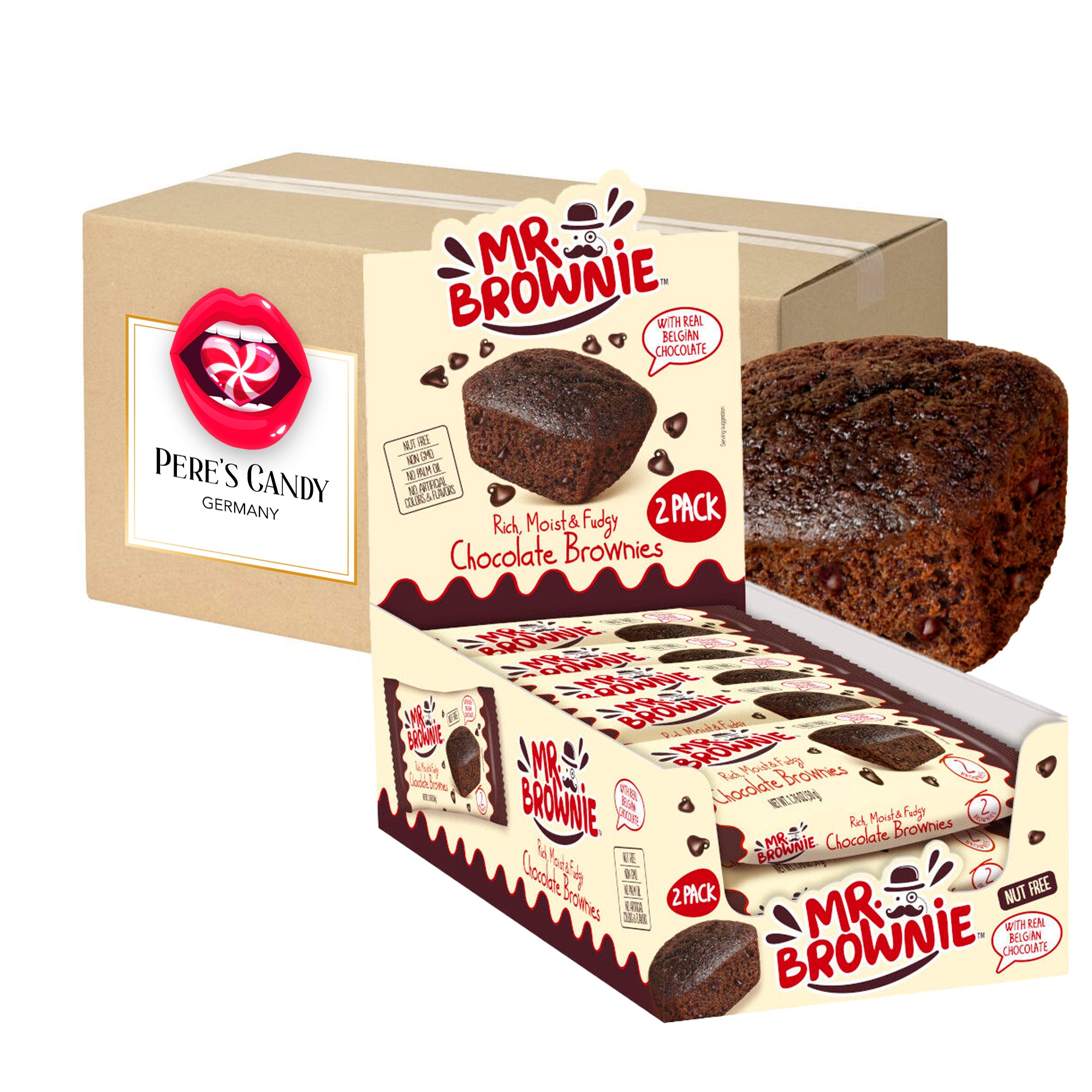Mr. Brownie Chocolate Brownies 12x50g