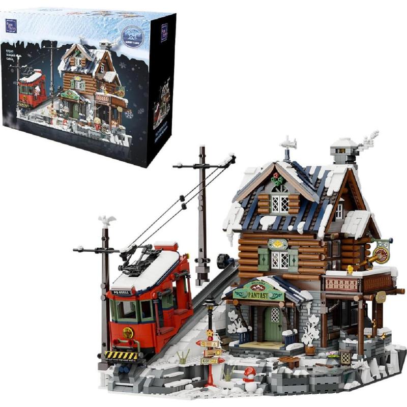 Image of Fantasy 85033 Cabin Mountain Hut At The 3,135pcs