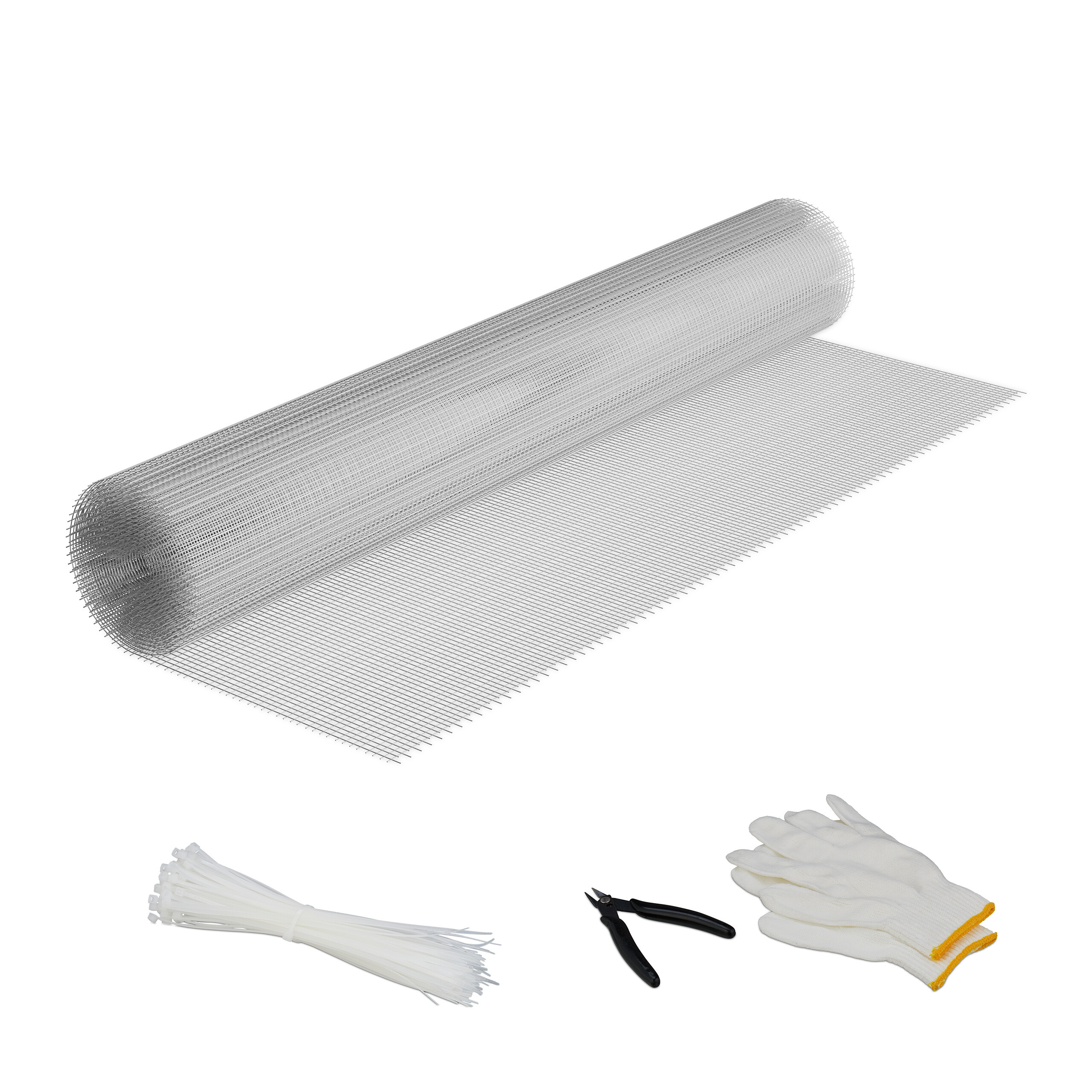 Silvery Aviary Wire - (w)5 X (h)1 M