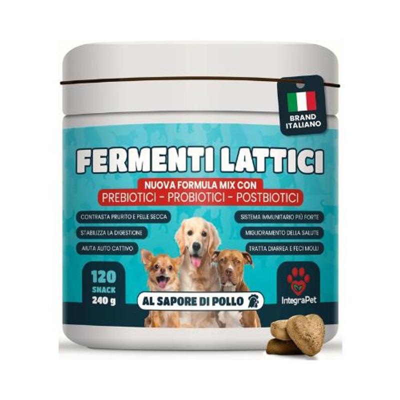 Probiotics Dog Itching And Breath Dog - Natural Snacks, 120 Chewable Chicken Flavour