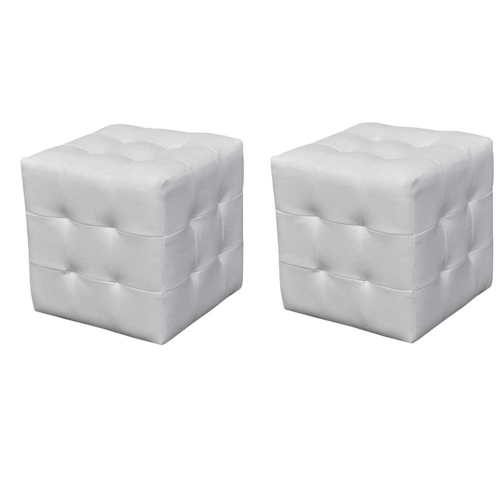Vidaxl Stool Seat Stool Footstool Chair Leather Stool Cube Stool Faux Leather Stool Stool Faux Leather Footstool Faux Leather Seat Stool Faux Leather