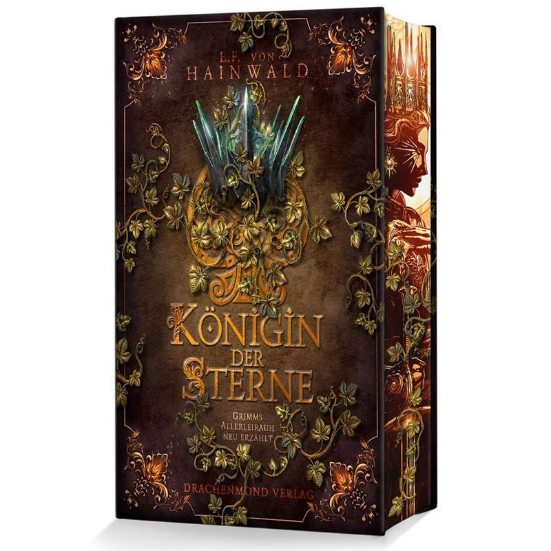 Image of Queen Of The Stars - Book - Grimm's Allerleirauh Retold, Deluxe Edition With Color Plates Guarantee - E. F. V. Hainwald - 300 Pages - German - 2024 - Drachenmond Verlag - Ean 9783959913294