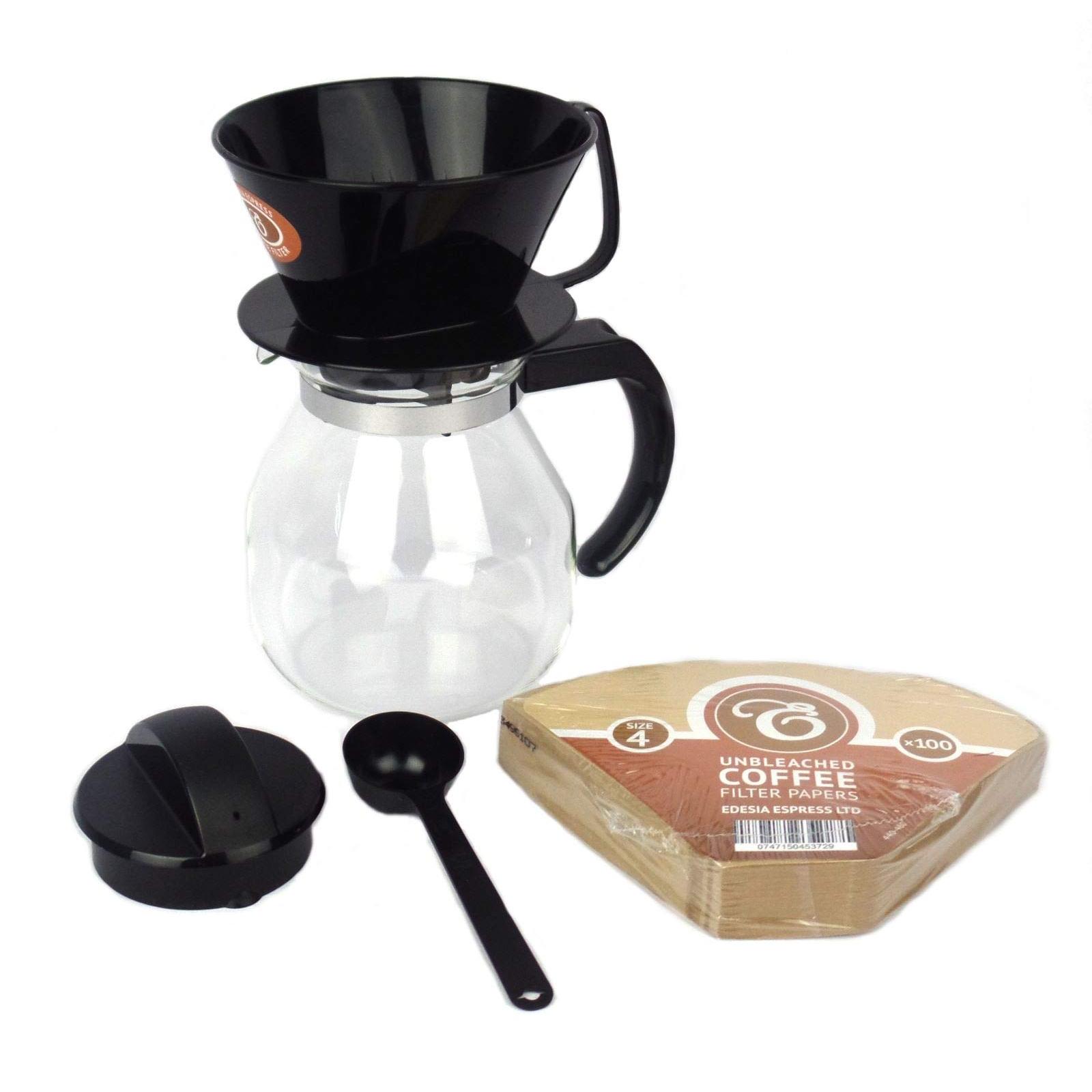 Glass Pour Over Coffee Maker - Manual Dripper Set: retailer-supplied image