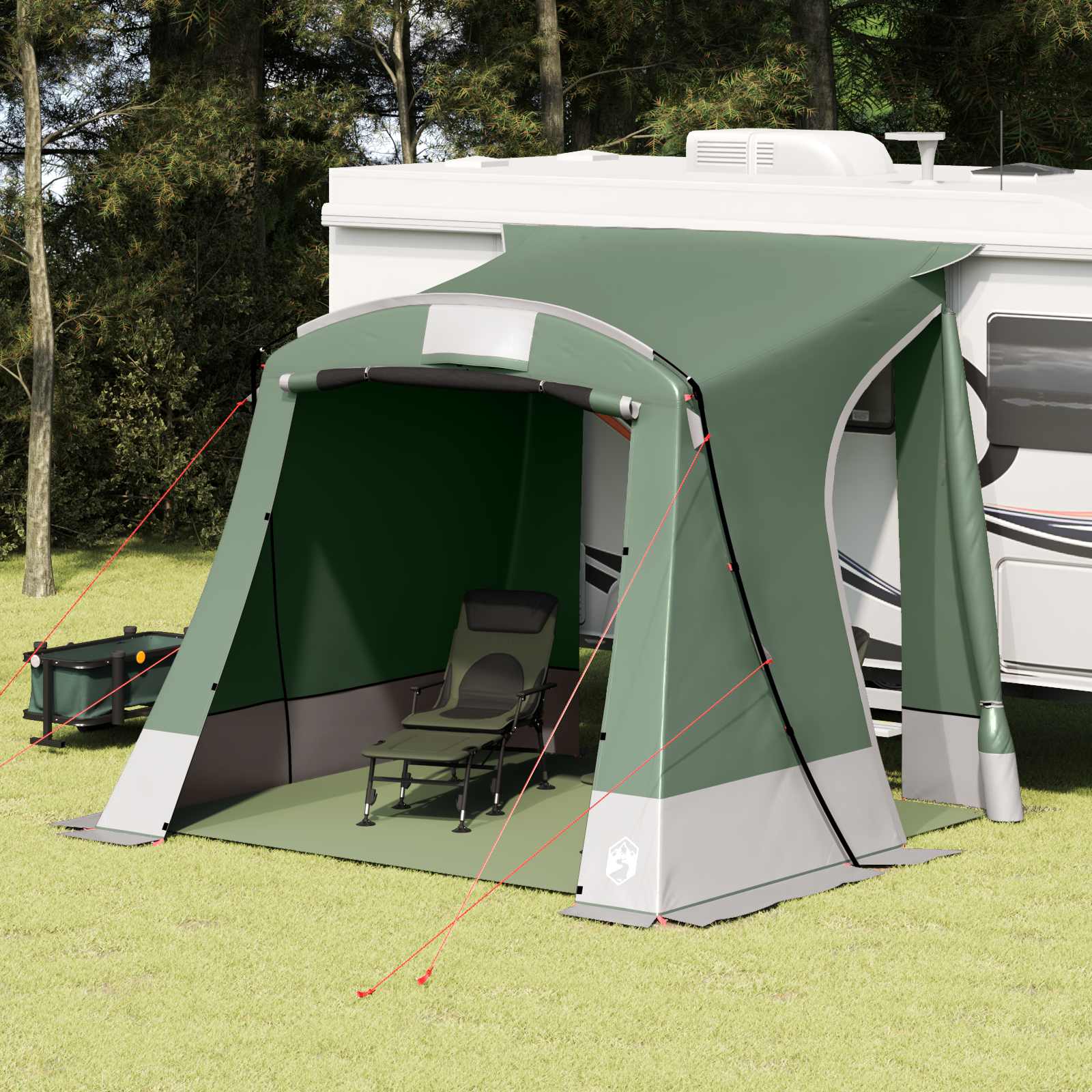 Image of Tailgate Canopy Tent 285 X 255 X 245 Cm , Garden And Terrace, , Pe Material, Outdoor Shelter, Family Tent, Camping, Event