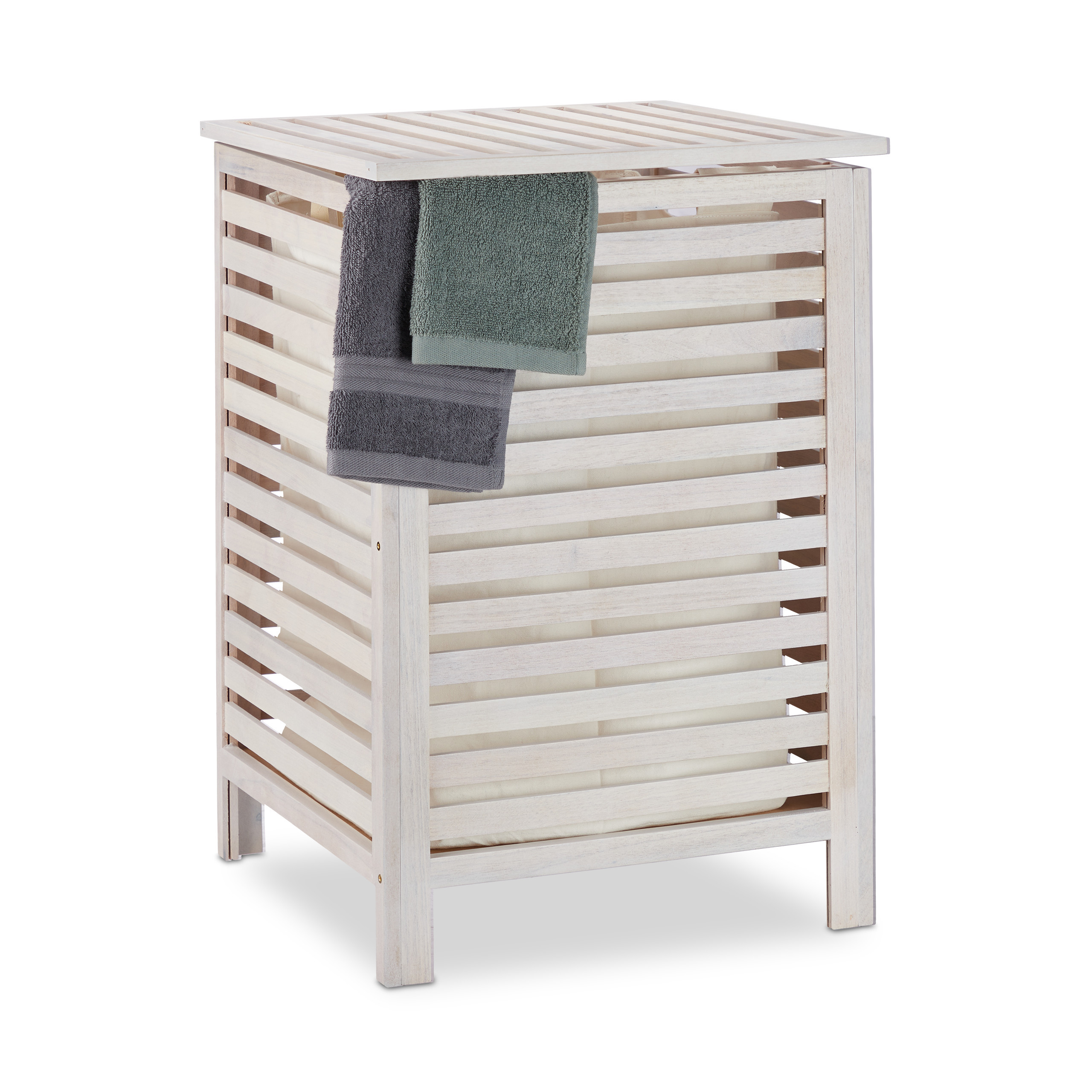 Laundry Chest In White - 52l