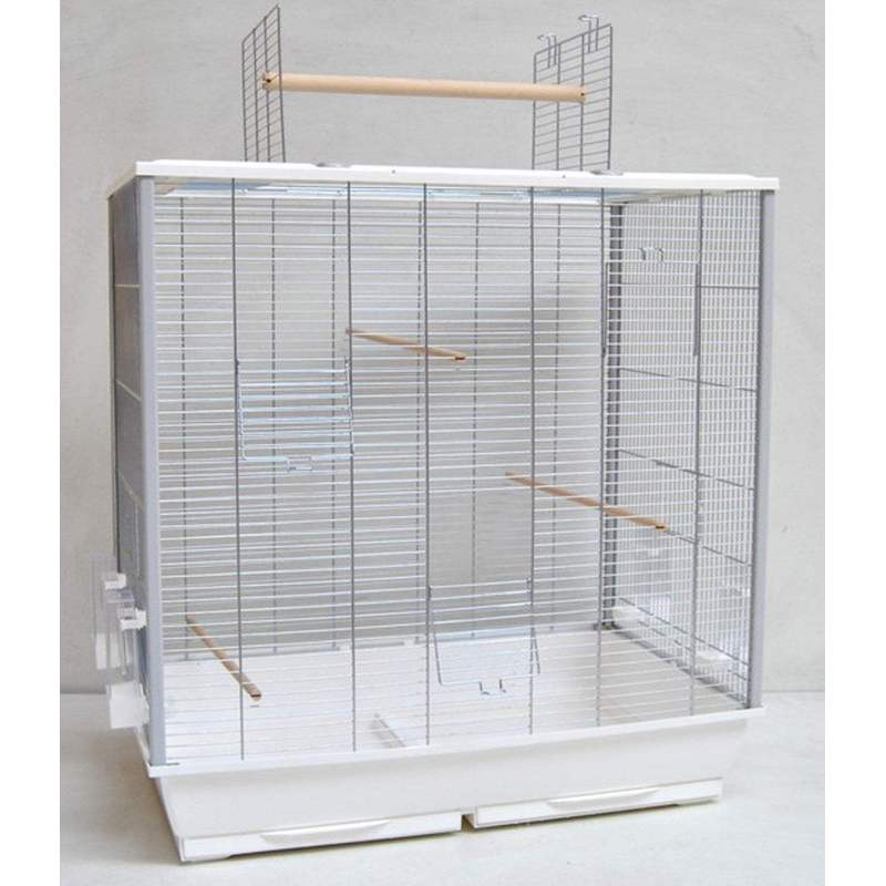 Image of Large Birdcage For Parakeets, , And Large Parrots With Outdoor Seating