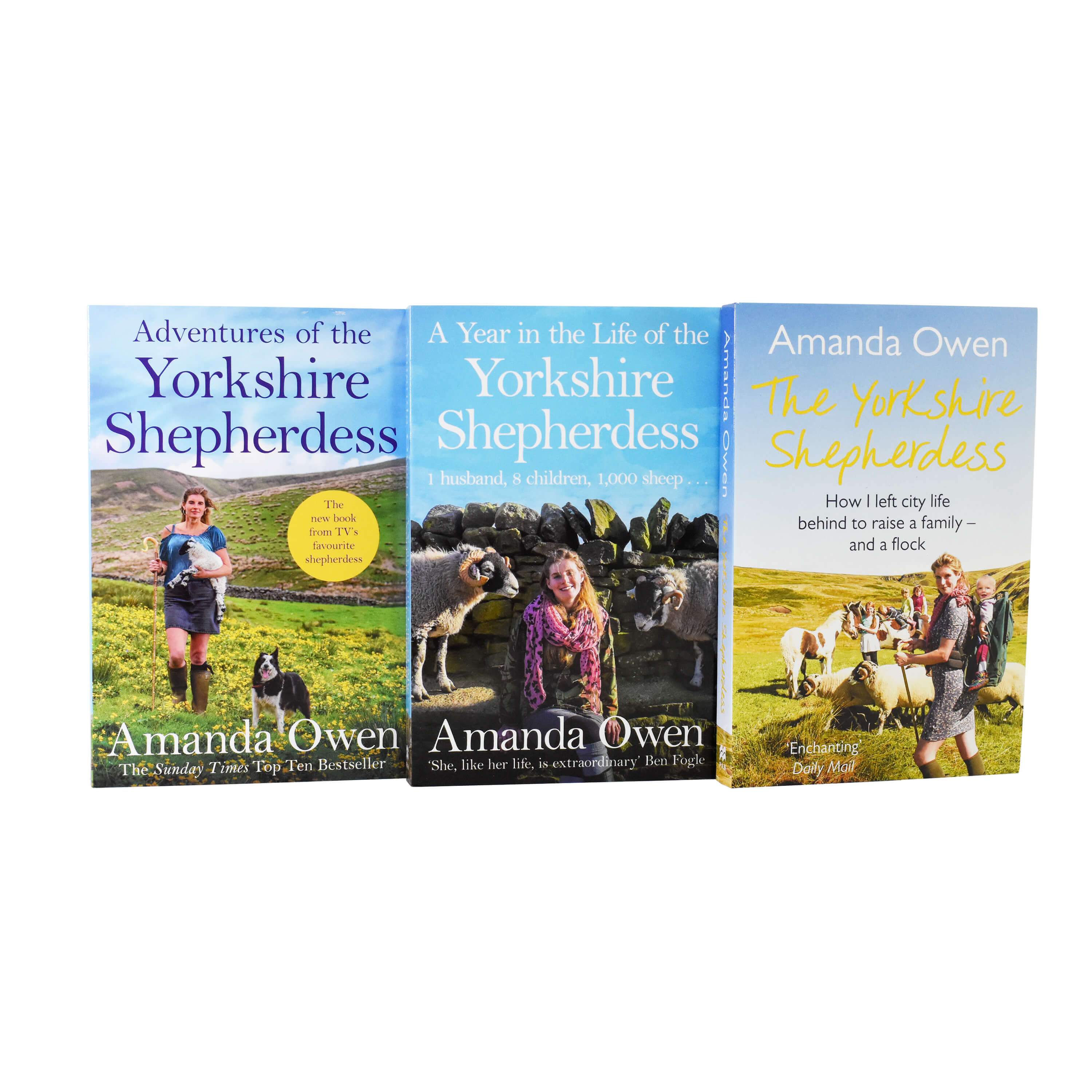 TEMU The Yorkshire Shepherdess 3 Books Collection By Amanda Owen - Non-fiction - Paperback