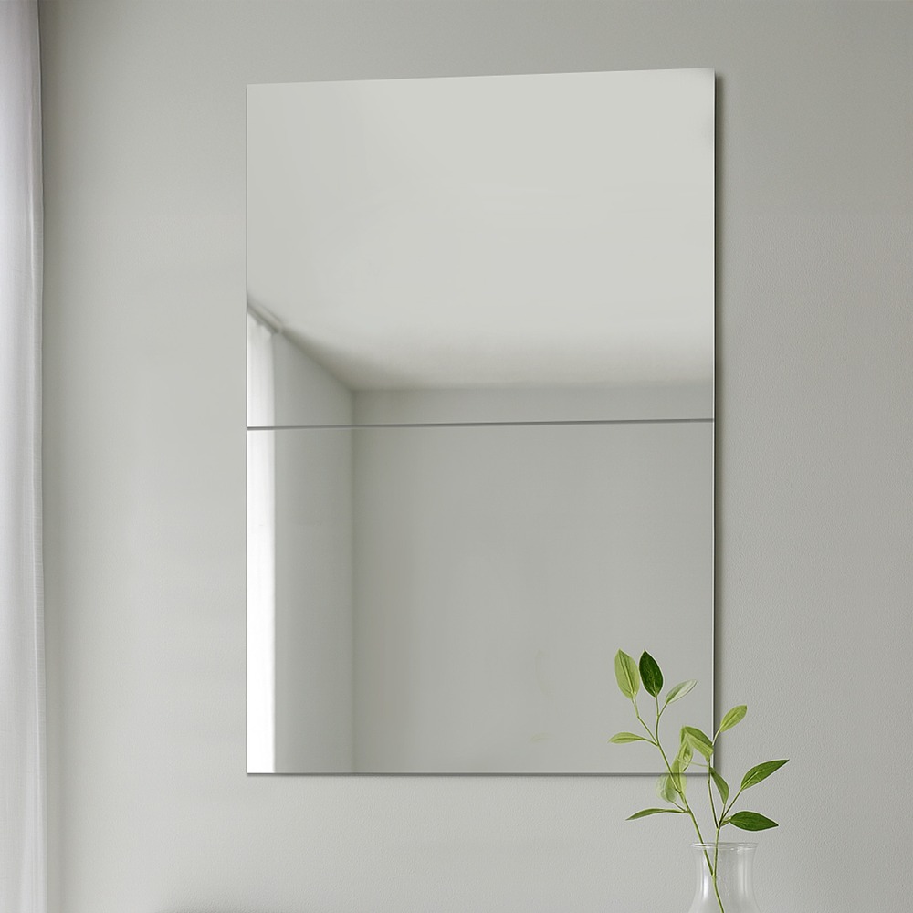 self   mirror tiles rounded corners acrylic stick on mirror stickers flexible tiles for wall bathroom bedroom