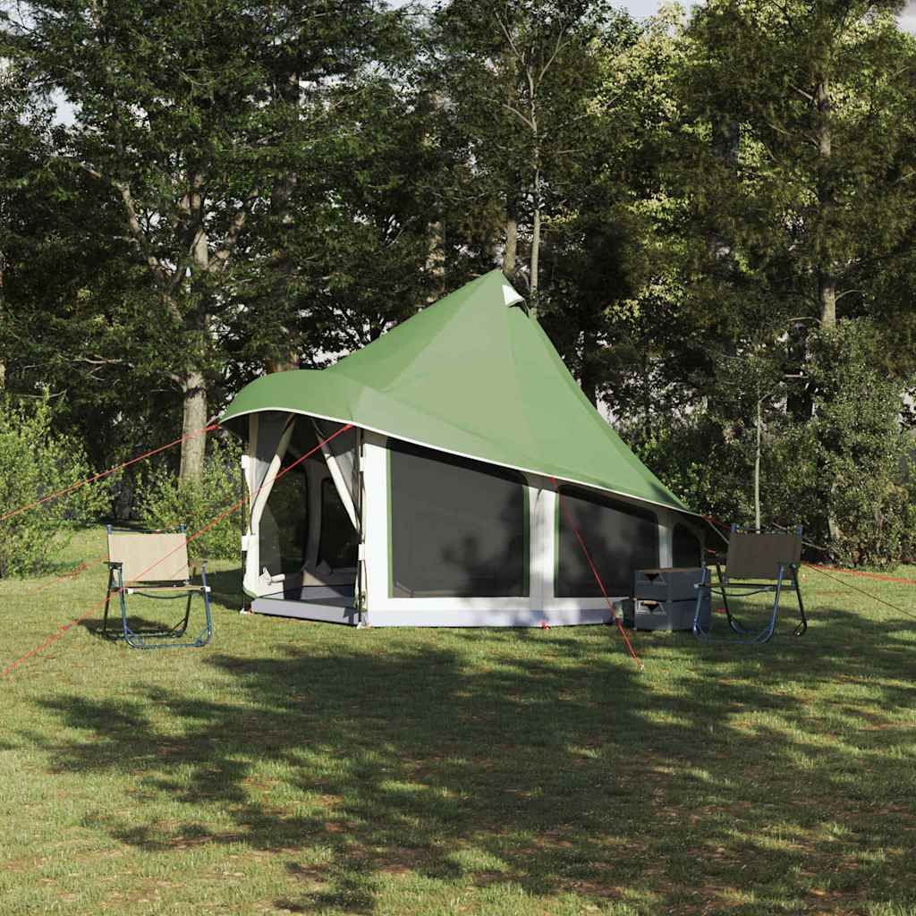 Image of Vidaxl Outdoor Conical For Camping 404 X 370 Cm And Breathable For 6 People Family Portable Summer Accessories Large Capacity