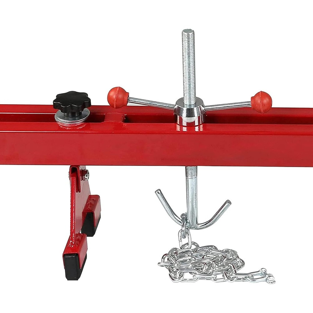 Heavy Duty Engine Support Beam with 2 Thick Chains for Vehicles