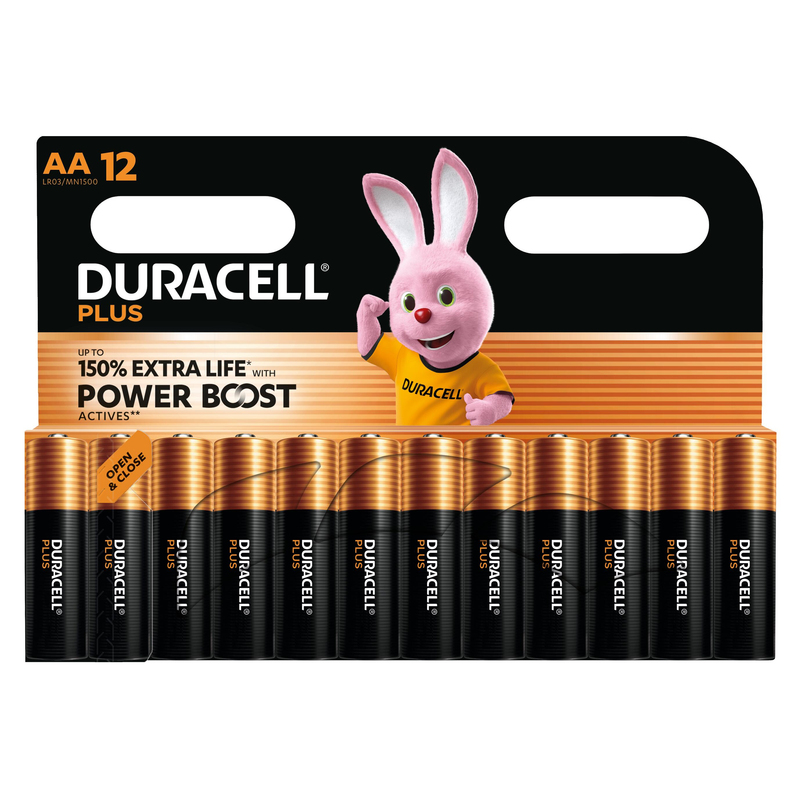 TEMU Duracell - NUEVAS pilas alcalinas AA Plus, 1.5 V LR6 MN1500, paquete de 12