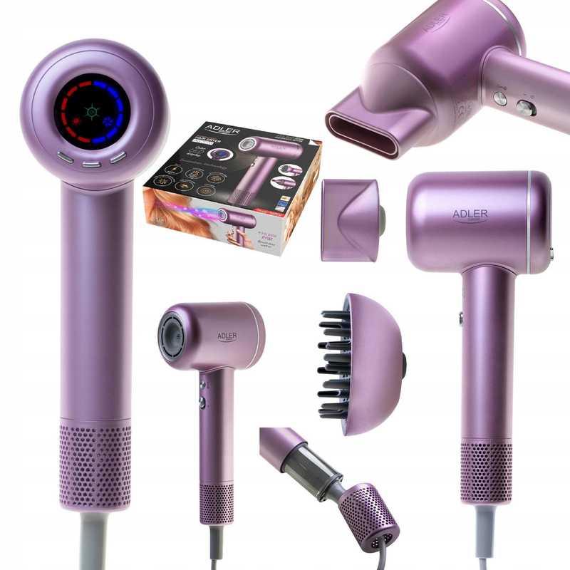 Image of Superspeed Hair Dryer With Brushless Motor And Ionization: Ultra-fast Drying, Shine, And Smoothness For Hair, Pink
