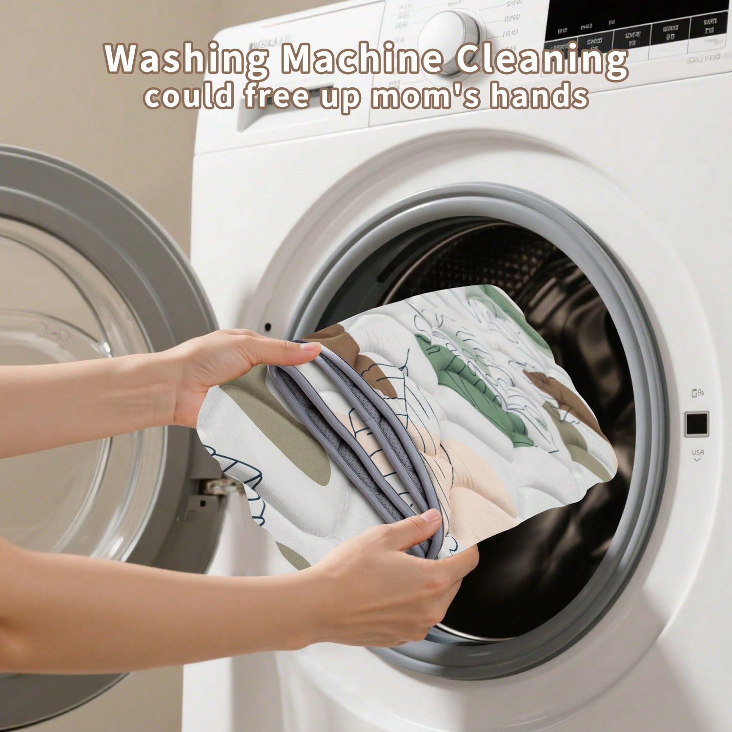 AGISLONE Baby Play Mats, Crawling Playpen Mat, Thicken Soft Padding Foam Playmat for Babies And Toddlers Infants, Foldable Crawling Mats