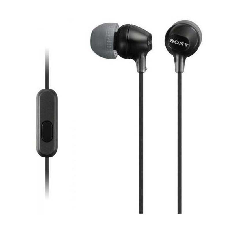 Căști In-Ear SONY MDR-EX15AP cu Microfon, Negru