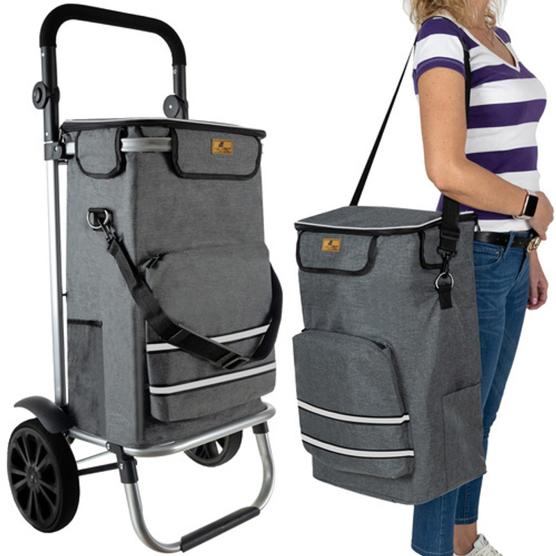 Malatec Foldable Transport Cart - Large Capacity 40l