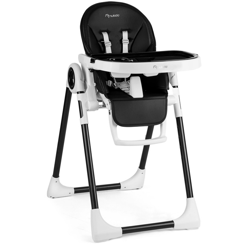 Nukido Black High Chair With Table