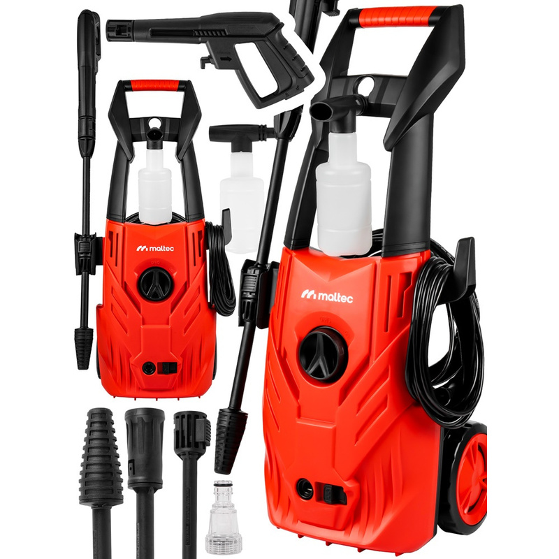 Image of Pressure Washer Maltec Compact Self-suction Aluminum Pump Powerful Turbo M2.1400 Turbo Lance