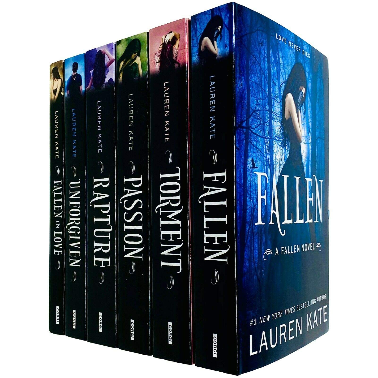 Fallen Series Complete 6 Books Collection Set by Lauren Kate - Young Adult - Paperback