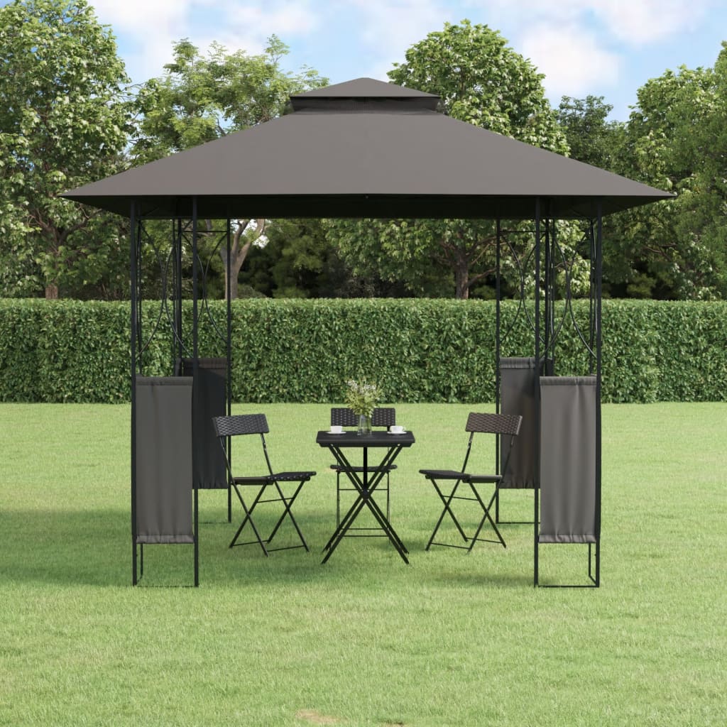 vidaXL prieel priëlen pergola paviljoen tuintent tuinpaviljoen pergola zonwering paviljoen tuin tuinprieel tuin tent