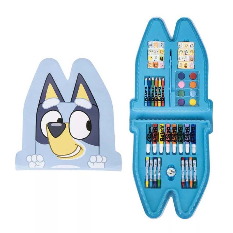 Conjunto de Pintura com autocolantes Bluey Smile: retailer-supplied image