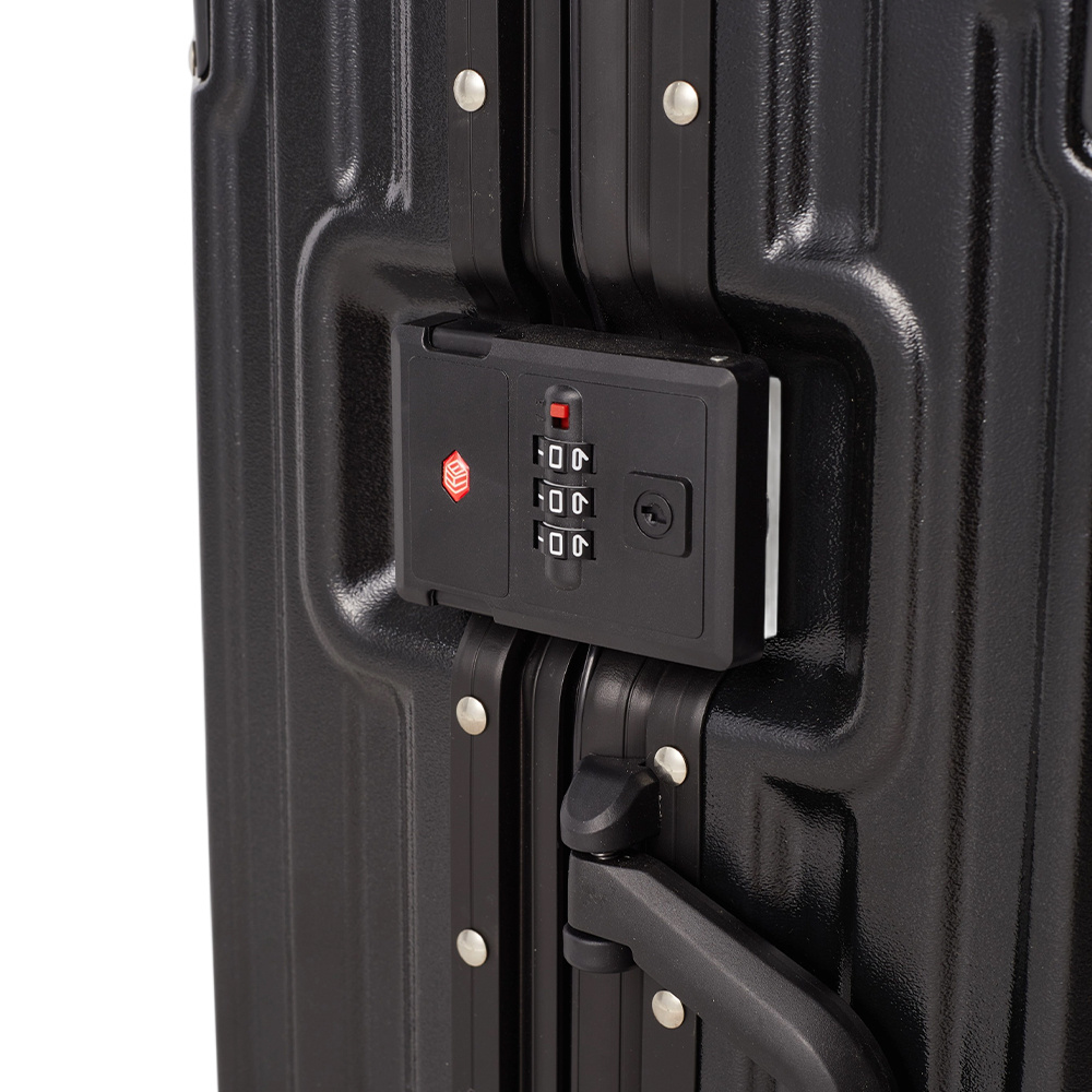 20 Inch Hard Shell Suitcase with Cup Holder