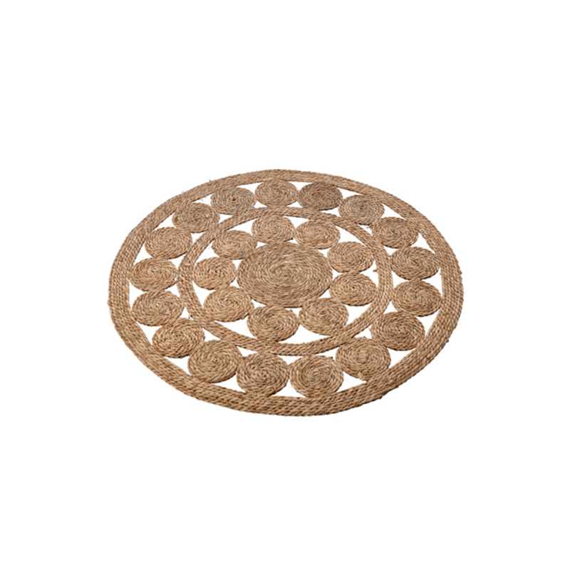 Round Jute Rug - 100 Cm