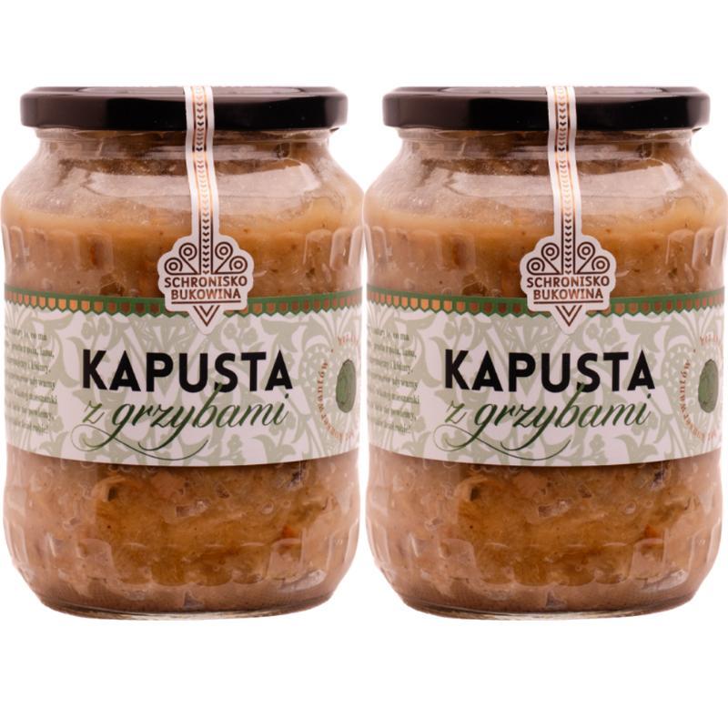 Image of Cabbage With Mushrooms, Bukowina Mountain Hut, 2 X 600 G