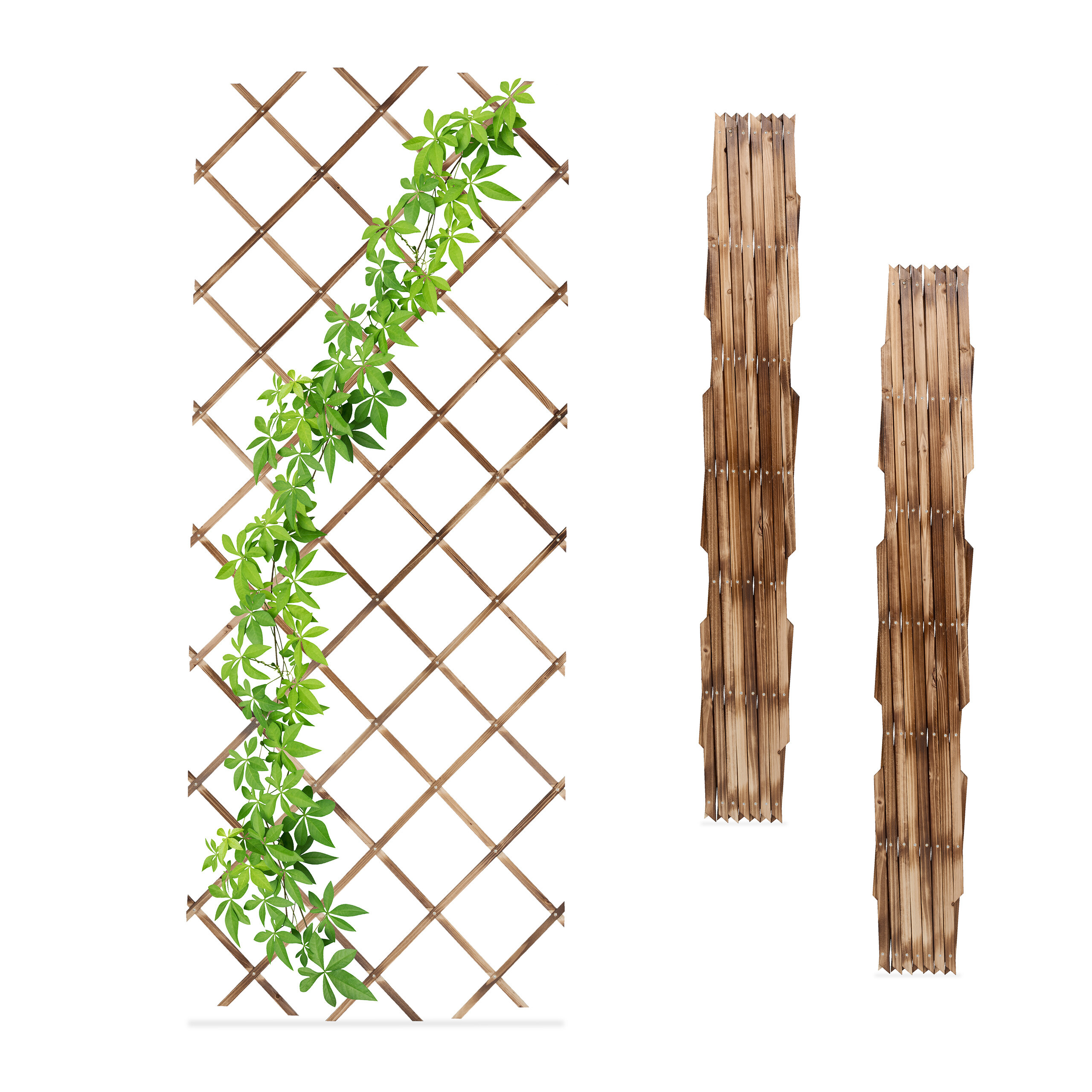 3 X Sliding Shutters In Flame Pattern - (w)90 X (h)180 Cm