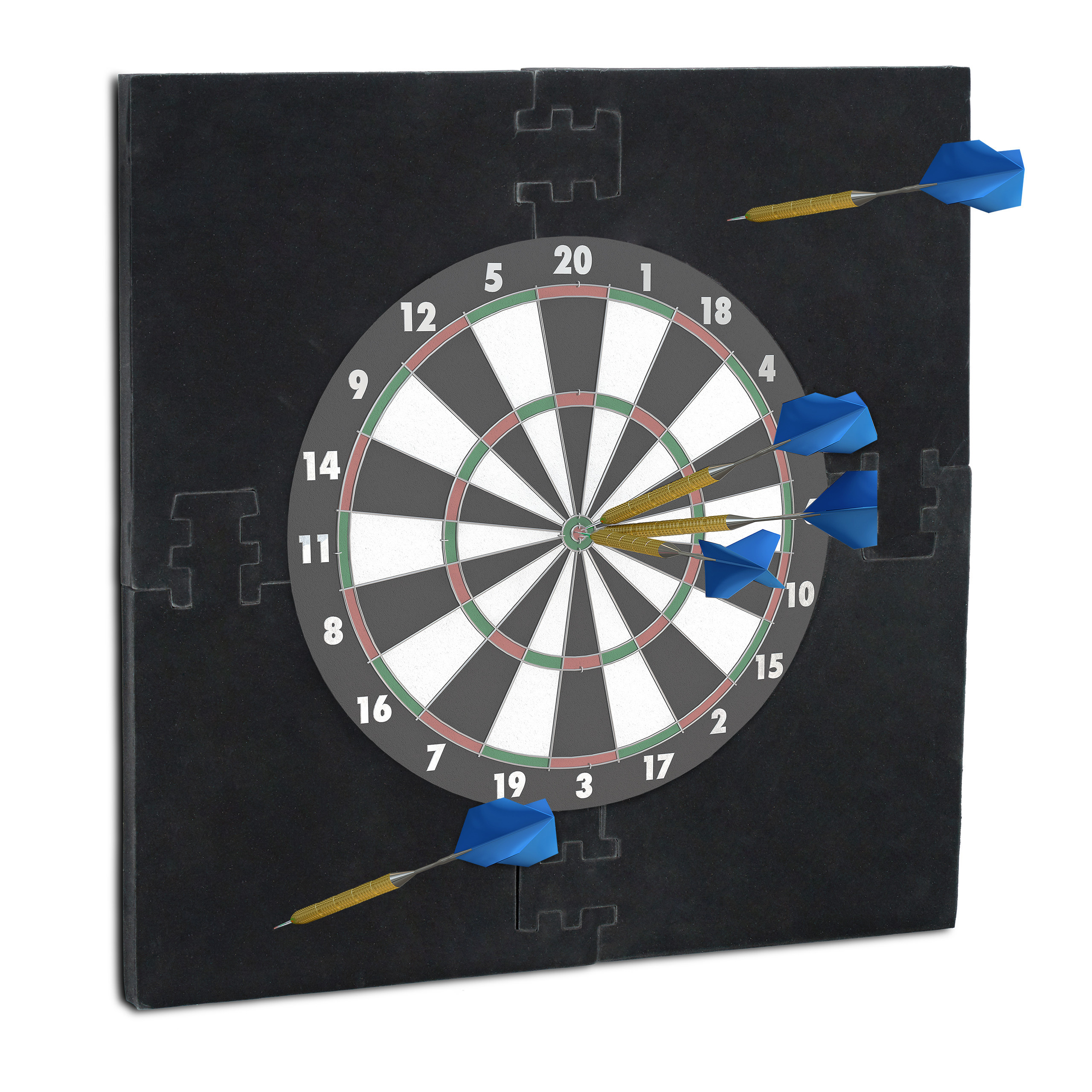 Dartboard Surround Ring In Black - Ø71 Cm