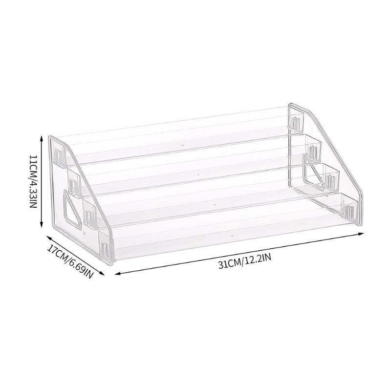 Plastic Multi-Layer Cosmetic Display Makeup Stand Rack
