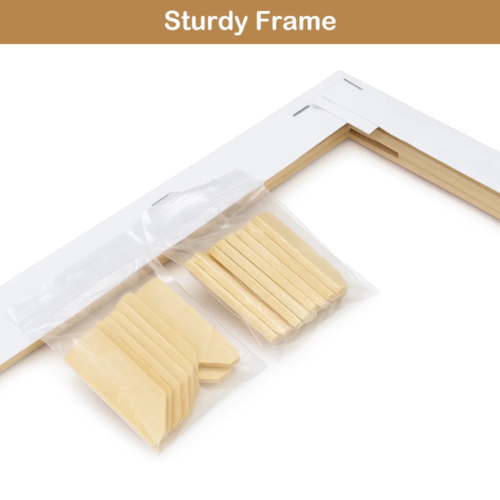 60x60cm Pre-Stretching Frame Canvas 4-Piece Set