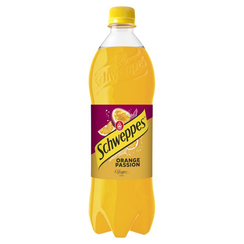 Schweppes Orange Passion Carbonated Beverage 0.85 L