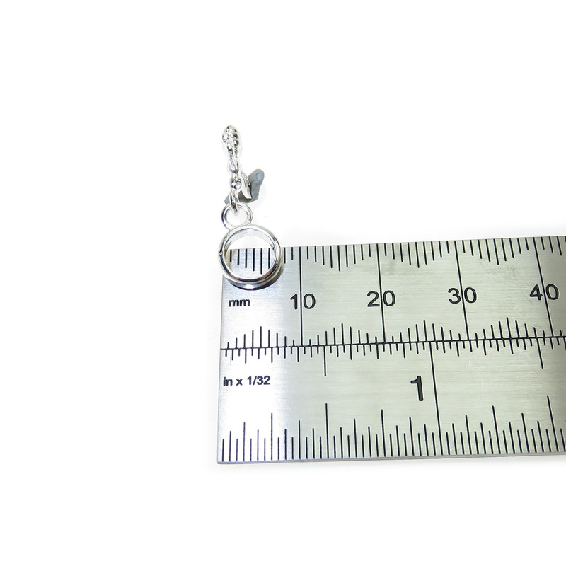 Sterling Silver Bee Bead Charm, Nature Accessory