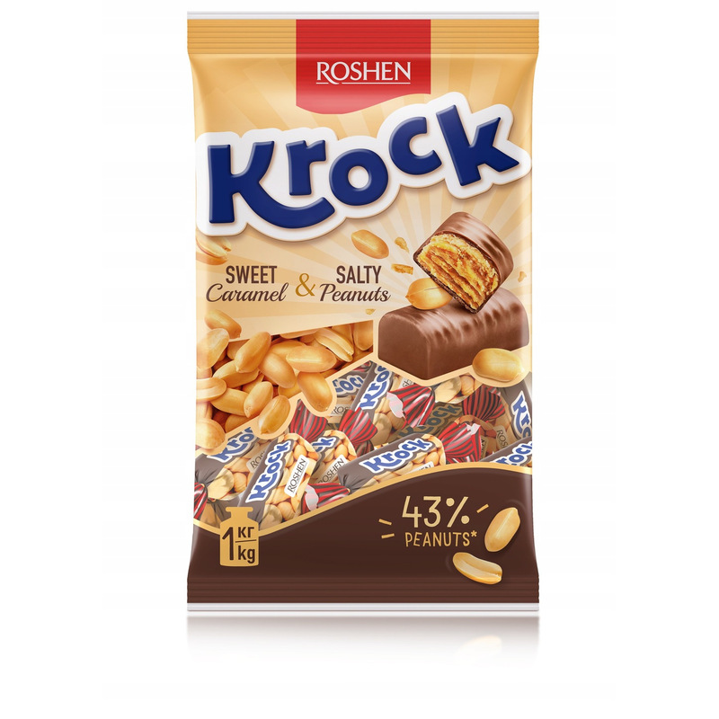 Roshen Crock Caramel Candies 1kg