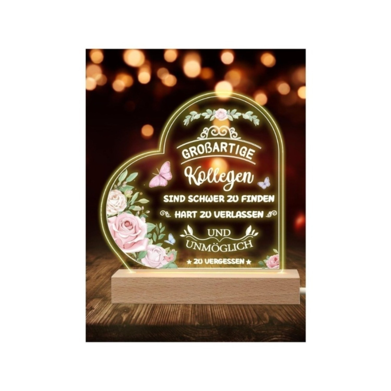 Lustige Abschiedsgeschenk-Tasche Für Kolleginnen – 'Happily Ever After' Motiv, Leinen, Ca. 23x18 Cm
