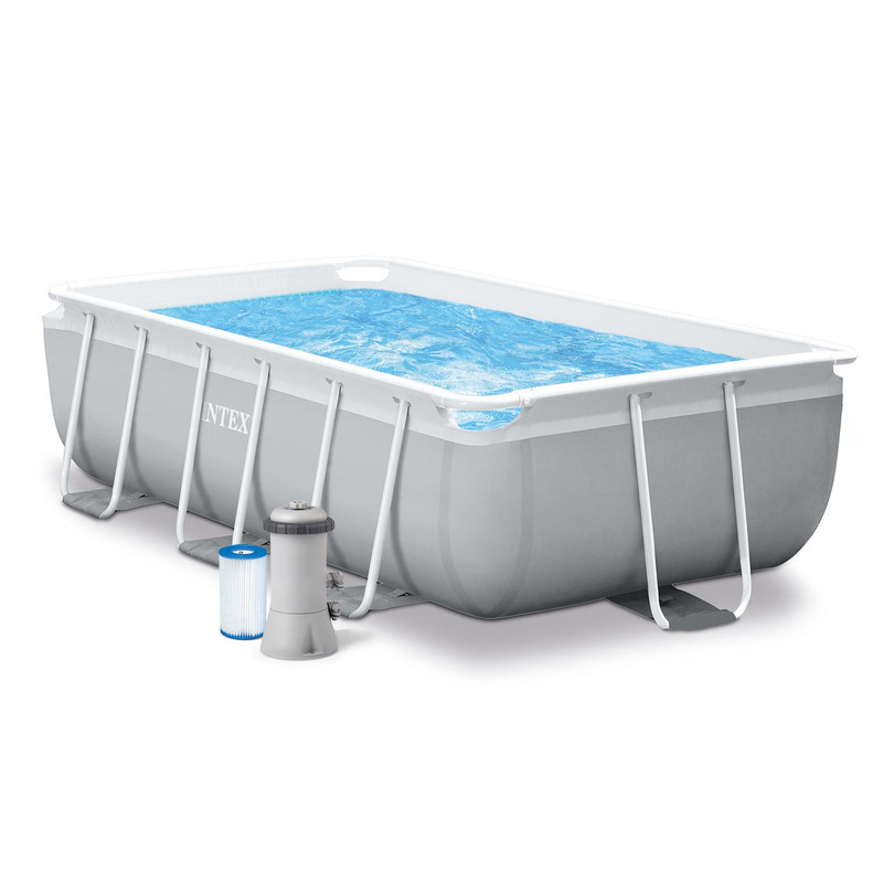 Cadru Prismă Piscină Grădină 300 X 175 X 80 Cm 18W1 INTEX 26784