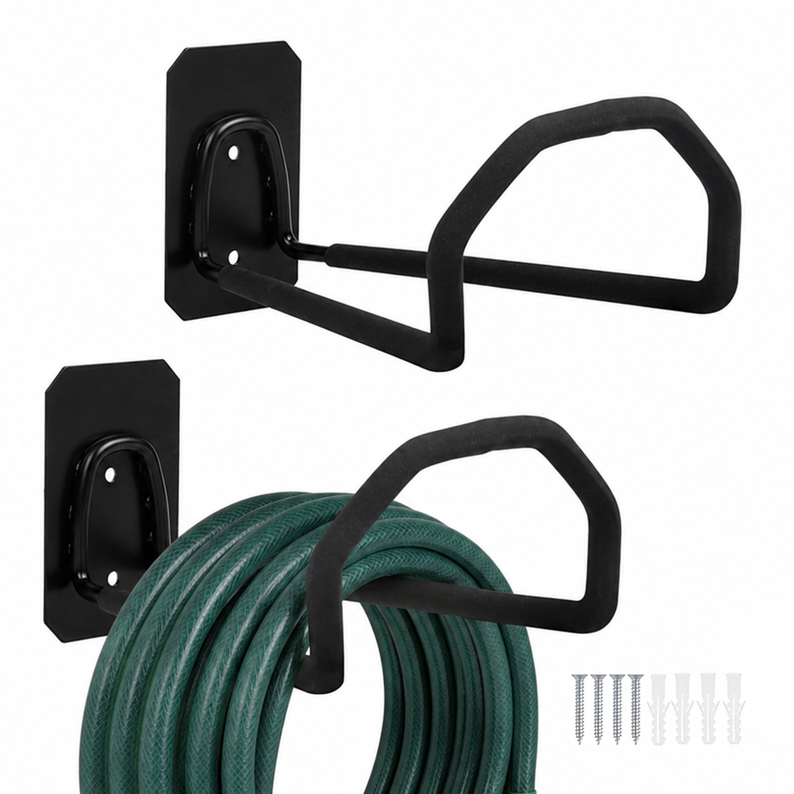 Image of 2 Holders In Black - (b) X (h)10 X (t)21 Cm