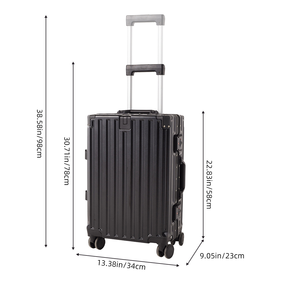 20 Inch Hard Shell Suitcase with Cup Holder
