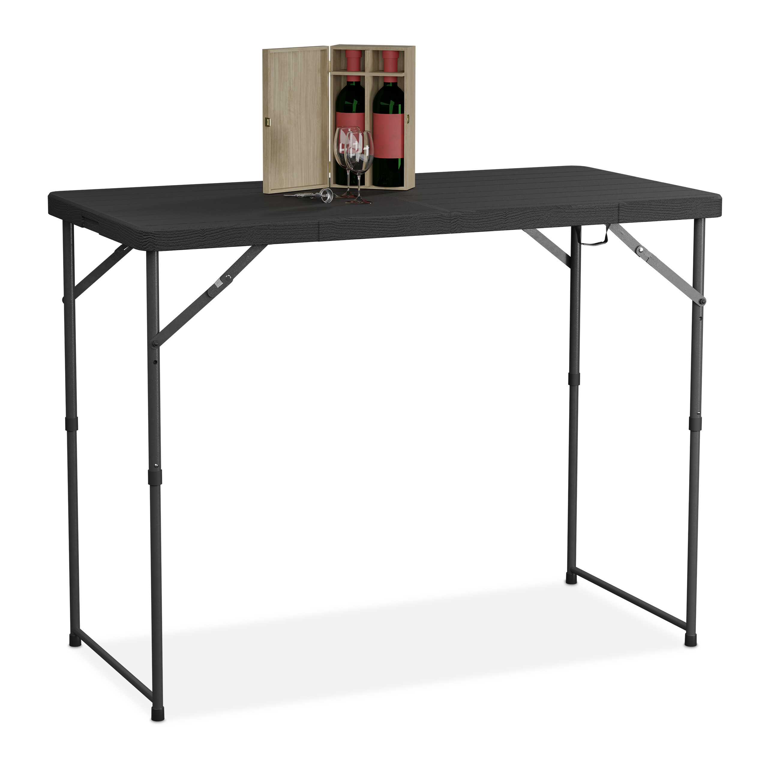 White Garden Table - (w)120 X (h)74 X (d)60 Cm