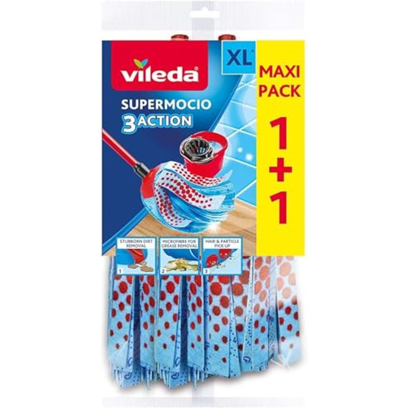 Vileda 3-action Mop - , 2 Pieces